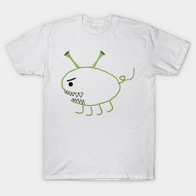 Gertrude, the Green Monster T-Shirt by Houx Is It?